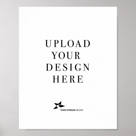 独自のデザインポートレートポスターの作成 ポスター (正面)