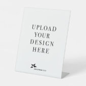 独自のデザインポートレート 台座サイン (正面)