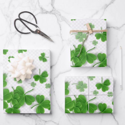 独自のデザインラップカスタム紙の作成 ラッピングペーパーシート (正面)