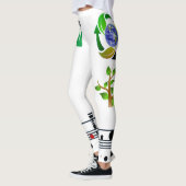 独自のデザインレギンス レギンス (左)