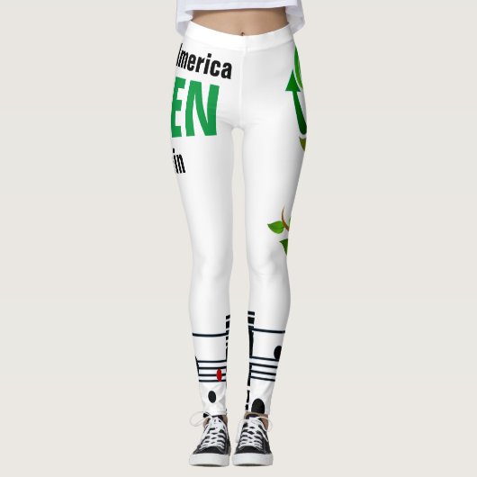 独自のデザインレギンス レギンス (正面)