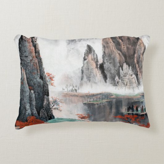 独自のデザインヴィンテージカスタム写真 アクセントクッション (正面)