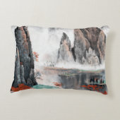 独自のデザインヴィンテージカスタム写真 アクセントクッション (裏面)