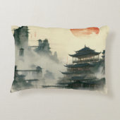 独自のデザインヴィンテージカスタム写真 アクセントクッション (裏面)