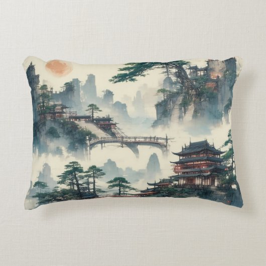 独自のデザインヴィンテージカスタム写真 アクセントクッション (正面)