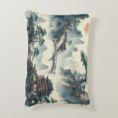 独自のデザインヴィンテージカスタム写真 アクセントクッション (裏面(縦))