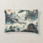 独自のデザインヴィンテージカスタム写真 アクセントクッション (裏面)