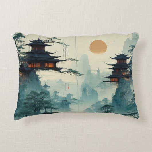 独自のデザインヴィンテージカスタム写真 アクセントクッション (正面)