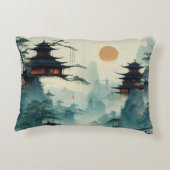 独自のデザインヴィンテージカスタム写真 アクセントクッション (裏面)