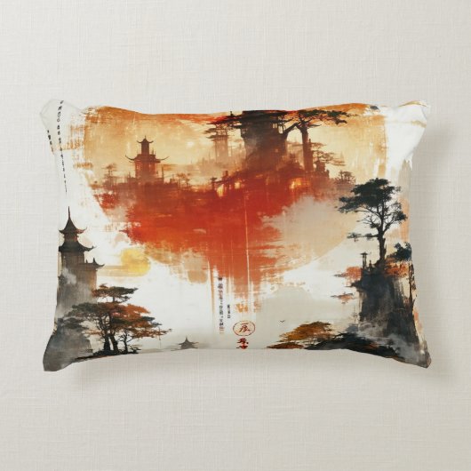 独自のデザインヴィンテージカスタム写真 アクセントクッション (正面)