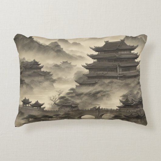 独自のデザインヴィンテージカスタム写真 アクセントクッション (正面)