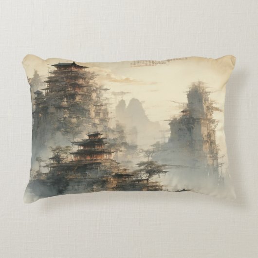 独自のデザインヴィンテージカスタム写真 アクセントクッション (正面)