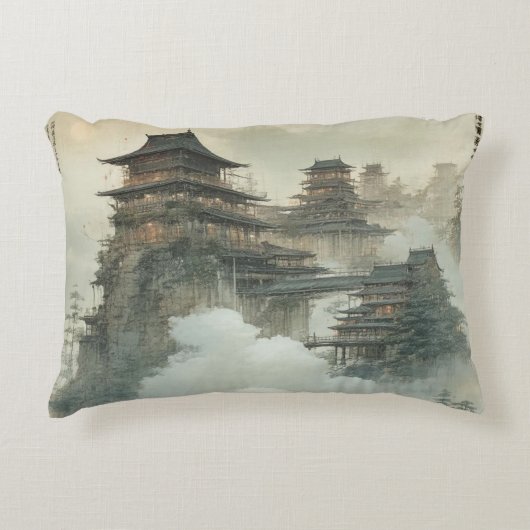 独自のデザインヴィンテージカスタム写真 アクセントクッション (正面)