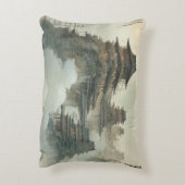 独自のデザインヴィンテージカスタム写真 アクセントクッション (裏面(縦))