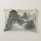 独自のデザインヴィンテージカスタム写真 アクセントクッション (裏面)