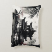 独自のデザインヴィンテージカスタム写真 アクセントクッション (裏面(縦))