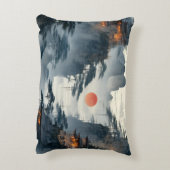 独自のデザインヴィンテージカスタム写真 アクセントクッション (裏面(縦))