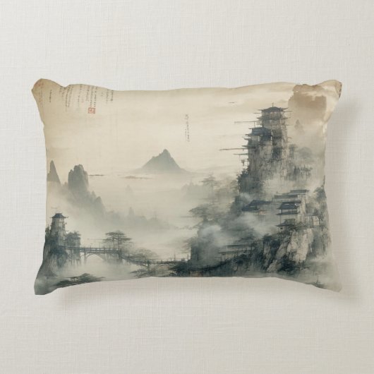 独自のデザインヴィンテージカスタム写真 アクセントクッション (正面)