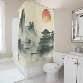 独自のデザインヴィンテージカスタム写真 シャワーカーテン