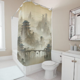 独自のデザインヴィンテージカスタム写真 シャワーカーテン