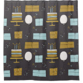 独自のデザインヴィンテージカスタム写真 シャワーカーテン (正面)