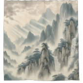 独自のデザインヴィンテージカスタム写真 シャワーカーテン (正面)