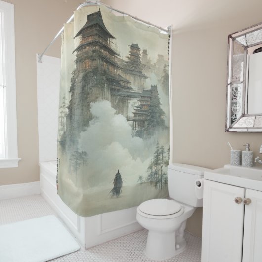 独自のデザインヴィンテージカスタム写真 シャワーカーテン (インサイチュ)