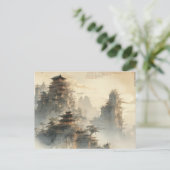 独自のデザインヴィンテージカスタム写真 ポストカード (スタンド正面)