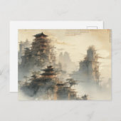 独自のデザインヴィンテージカスタム写真 ポストカード (正面/裏面)