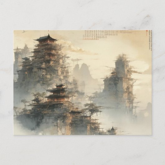 独自のデザインヴィンテージカスタム写真 ポストカード (正面)