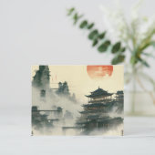 独自のデザインヴィンテージカスタム写真 ポストカード (スタンド正面)