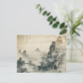 独自のデザインヴィンテージカスタム写真 ポストカード (スタンド正面)