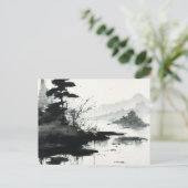 独自のデザインヴィンテージカスタム写真 ポストカード (スタンド正面)