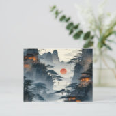 独自のデザインヴィンテージカスタム写真 ポストカード (スタンド正面)