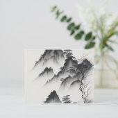 独自のデザインヴィンテージカスタム写真 ポストカード (スタンド正面)