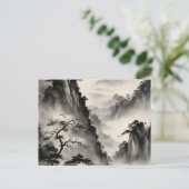 独自のデザインヴィンテージカスタム写真 ポストカード (スタンド正面)