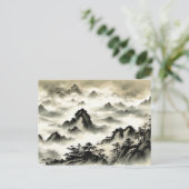 独自のデザインヴィンテージカスタム写真 ポストカード (スタンド正面)