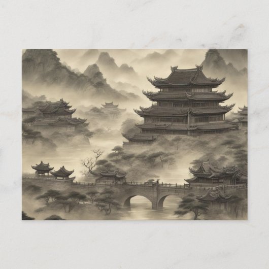 独自のデザインヴィンテージカスタム写真 ポストカード (正面)