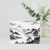 独自のデザインヴィンテージカスタム写真 ポストカード (スタンド正面)