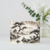 独自のデザインヴィンテージカスタム写真 ポストカード (スタンド正面)