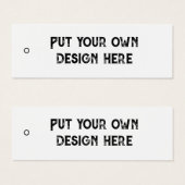 独自のデザイン価格ラベル (正面&裏面)