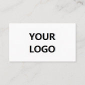 独自のデザイン名刺のカスタムフォント 名刺 (裏面)