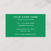 独自のデザイン名刺のカスタム色 名刺 (裏面)