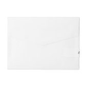 独自のデザイン周回住所 シールの作成 ラップアラウンド宛名ラベル (裏面)