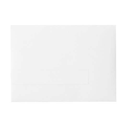 独自のデザイン周回住所 シールの作成 ラップアラウンド宛名ラベル (正面)