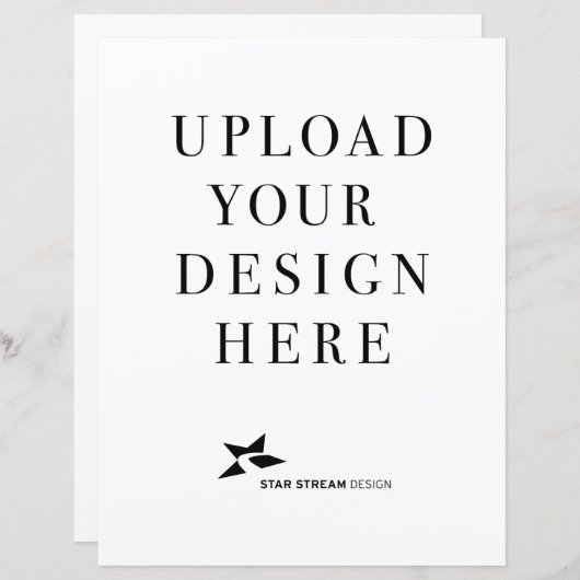 独自のデザイン垂直紙シートを作成 (正面/裏面)