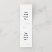 独自のデザイン折り曲げアポイントメントカードの作成 予約カード (内部開封)