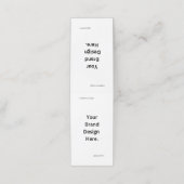 独自のデザイン折り曲げアポイントメントカードの作成 予約カード (外部開封)