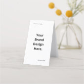 独自のデザイン折り曲げアポイントメントカードの作成 予約カード (裏面)