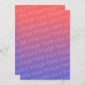 独自のデザイン招待状 招待状 (正面/裏面)